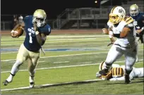  ?? Kevin Scannell/ Appeal-Democrat ?? Yuba College running back Leroy Wilson and the 49ers will host Gavilan College on Saturday at 6 p.m. in Linda.