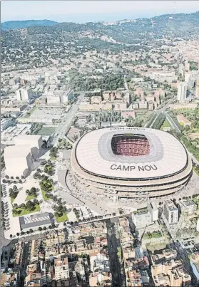  ?? FOTO: FC BARCELONA ?? El nuevo Camp Nou será la joya de la corona del Espai Barça
