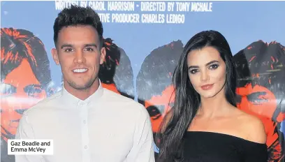  ??  ?? Gaz Beadle and Emma McVey