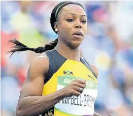  ?? CONTRIBUTE­D ?? Veronica Campbell Brown