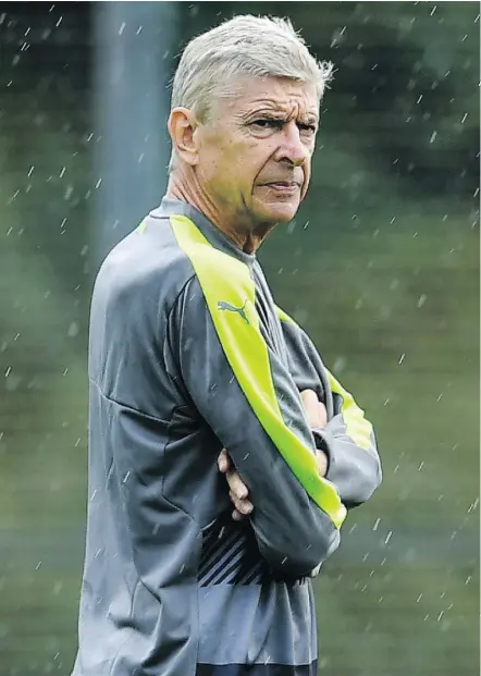  ?? — GETTY IMAGES FILES ?? Arsenal manager Arsene Wenger begins his 19th consecutiv­e UEFA Champions League campaign with a group A match on the road against Paris Saint-Germain at Parc des Princes.