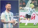  ?? F: EFE/GYI ?? Messi y Mascherano, con Argentina