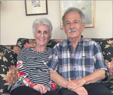  ?? COURTESY OF MARIS GROVE ?? Michael and Judy Burgstein are glad they moved to Maris Grove during COVID-19: “We’re very happy to be living in a beautiful home, all on one floor, in such a lovely community.”