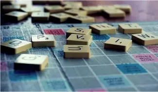  ?? ?? Scrabble board