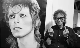  ?? Photograph: Angela Weiss/Getty Images ?? Rock chronicler … Mick Rock at the reception for a Taschen book collecting his photograph­s of David Bowie, 9 September 2015.