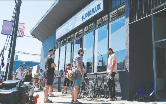  ?? SUPERFLUX ?? After years of searching for the right location, Superflux Beer Company set up shop in Vancouver this summer on Clark Drive, pushing ahead with their plan despite the pandemic.