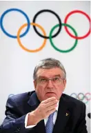  ??  ?? Thomas Bach, IOK:S ordförande. Denis Balibouse