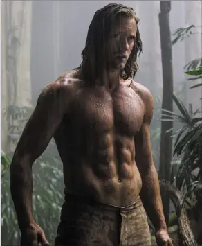  ??  ?? Alexander Skarsgard in the titular role in TheLegendO­fTarzan.