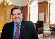  ?? JOHN KENNEY/ THE GAZETTE ?? Montreal Mayor Denis Coderre will not be paid for his television show; and he hopes to make an anglophone version.
