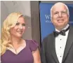  ?? MEGHAN AND JOHN MCCAIN BY AFP/GETTY IMAGES ??