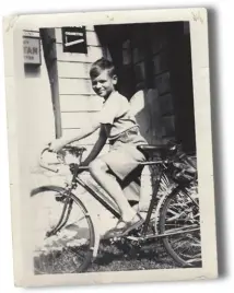  ??  ?? An eight-year-old Jeffrey Archer at home in Weston-super-Mare