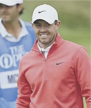  ??  ?? Rory Mcilroy feels he may benefit from his early exit at last week’s Scottish Open