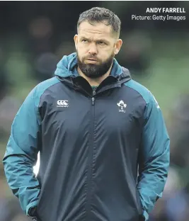  ?? Picture: Getty Images ?? ANDY FARRELL