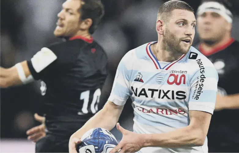  ??  ?? 0 Finn Russell will be in Heineken Champions Cup final action on Saturday night when his Racing 92 side take on Exeter Chiefs