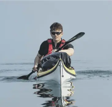  ??  ?? David Gange paddled his way from Muckle Flugga, Shetland to Sennen Cove, Cornwall