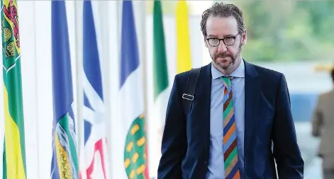  ?? SEAN KILPATRICK /THE CANADIAN PRESS ?? Gerald Butts has resigned as principal secretary to Prime Minister Justin Trudeau amid the scandal over SNC-Lavalin. It has thrown the federal Liberals into disarray and further complicate­s pipeline politics in Canada.