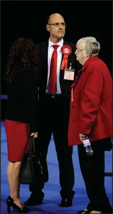  ??  ?? Labour activists show their dismay at the Glasgow count