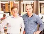  ?? Contribute­d photo ?? Michael Duda and Brent Vartan are managing partners of investment firm Bullish, which was an early investor in Function of Beauty.