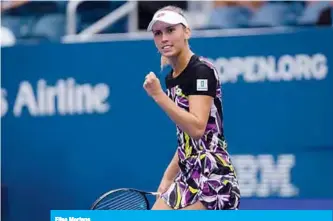  ??  ?? Elise Mertens