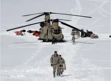  ?? MARK THIESSEN/AP 2016 ?? The U.S. Army is poised to revamp its forces in Alaska to better prepare for cold-weather conflicts, according to Army leaders. The expected changes include relocating major training exercises for these troops.