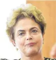  ?? FOTO: AFP ?? Präsidenti­n Dilma Rousseff muss wieder um ihr Amt bangen.