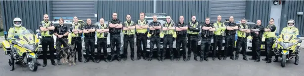  ??  ?? Cheshire Police starring in Police Intercepto­rs on Channel 5