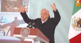  ?? ?? l El presidente Andrés Manuel López Obrador estuvo en Sonora a finales del año pasado.