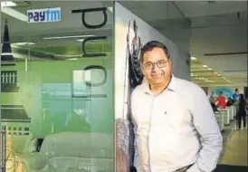  ?? MINT/FILE ?? Vijay Shekhar Sharma, founder and CEO of Paytm