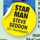  ??  ?? STAR MAN STEVE SEDDON AFC Wimbledon