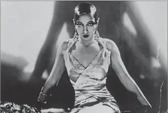  ??  ?? American Josephine Baker was a raunchy headline act at the Folies Bergere