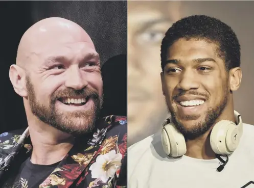  ??  ?? 0 A fight between Tyson Fury and Anthony Joshua would be the biggest in British boxing history.