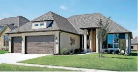  ?? [PHOTO BY BRYAN TERRY, THE OKLAHOMAN] ?? A home at 6313 NW 154 Terrace by Westpoint Homes, a featured builder in the Parade of Homes Fall Classic.