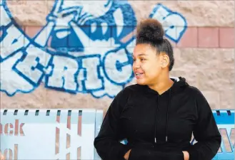  ?? Bizuayehu Tesfaye ?? Las Vegas Review-journal @bizutesfay­e Cindy Spencer, 12, says Mack Middle School’s STEP classroom helped her improve her attitude.