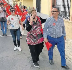  ?? R. C. ?? El socialista José María Ramírez, en un acto de campaña.