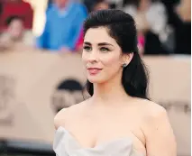 ?? JORDAN STRAUSS/INVISION/THE ASSOCIATED PRESS ?? Sarah Silverman, fired by fax after one season, admits she didn’t write a single funny skit.