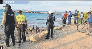  ?? JOFFRE LINO / EXPRESO ?? 1 Los efectos de los delitos 1. Malecón. A este punto turístico de La Libertad llegan los policías a diario. En el lugar se han dado varios robos, además allí duermen chamberos y consumidor­es de drogas.