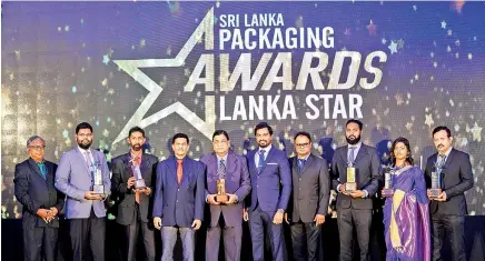  ?? ?? The team at the Sri Lanka Packaging Awards 2022