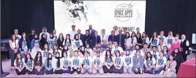  ?? Group photo of NASA Space Apps AUK participan­ts. ??