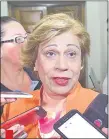  ??  ?? La ministra de la Corte Gladys Bareiro de Módica dijo que tiene amistad con la abogada Sara Parquet.