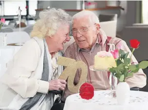  ??  ?? True love
Gordon and Jean Cowan have been married for 70 years