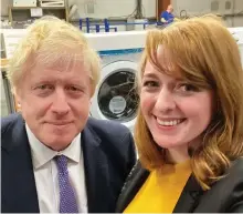  ?? ?? High profile: Miss Davison and Boris Johnson