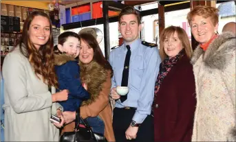  ??  ?? Margaret and Ryan Milner, Mary Kelleher, Garda Mike Milner, Margaret Griffin and Bernadette Milner.