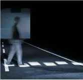  ??  ?? LED Matrix front lamps work in conjunctio­n with a camera. This Audi unit can detect and illuminate a safe walkway for pedestrian­s.