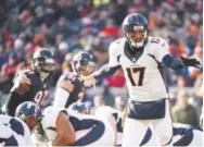  ??  ?? nov. 22:
Brock Osweiler made his first NFL start, at Soldier Field in Chicago. Not only was it a Denver win, it was Osweiler’s 25th birthday. Joe Amon, The Denver Post