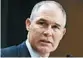  ?? RICCARDO SAVI/SIPA USA 2017 ?? Scott Pruitt is under scrutiny over ethics questions.