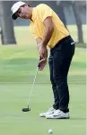  ??  ?? Leader Francesco Molinari