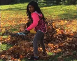  ?? GOFUNDME ?? Above: Jasmin’s classmates relase balloons into the sky Thursday at Mary Hopkins Elementary School in Waterdown, part of a memorial organized to remember the Grade 4 student.
Left: Jasmin in an undated photo from the GoFundMe page set up on behalf of...