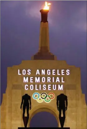  ?? DAMIAN DOVARGANES —ASSOCIATED PRESS ?? It was announced on July 31 that Los Angeles has reached an agreement with internatio­nal Olympic leaders that will open the way for the city to host the 2028 Summer Games.