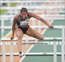  ?? DAN RIEDLHUBER, THE CANADIAN PRESS ?? Phylicia Georege is hoping to make the successful jump to bobsleddin­g.