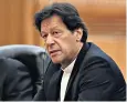  ??  ?? Tough innings: cricket legend Imran Khan has had a difficult first year in power